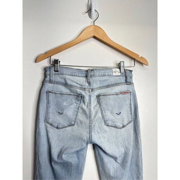 HUDSON Jeans Womens Midrise Ankle‎ Natalie Distressed Super Skinny Size 26 - Picture 5 of 9